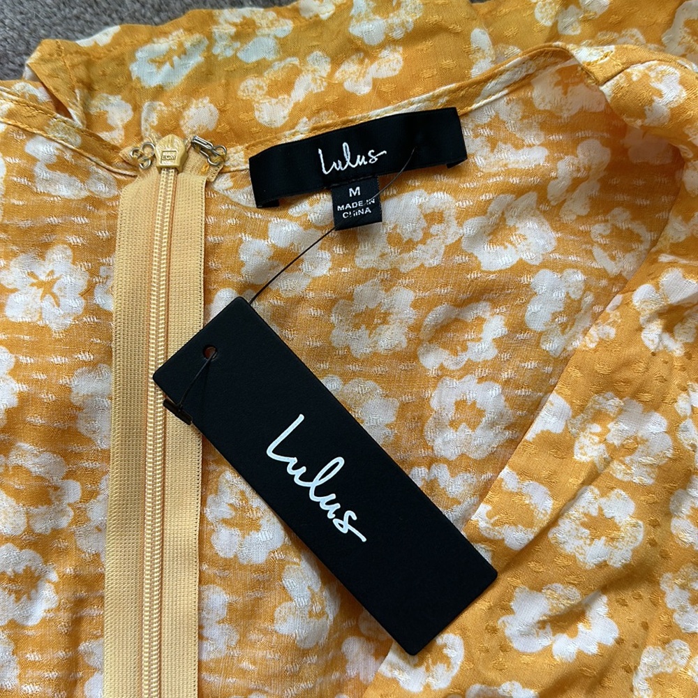 NWT Lulus Garden Explorer Mini Dress - Picture 4 of 4